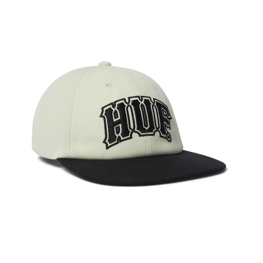 Huf Classic Arch Brushed Snapback Hat (Bleach/Black)