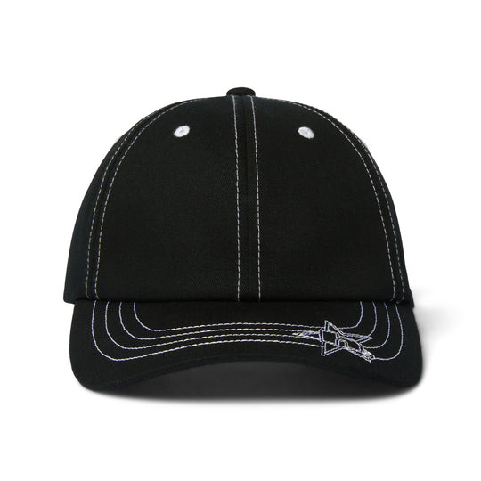 Huf Contrast H Star Snapback Hat (Black)