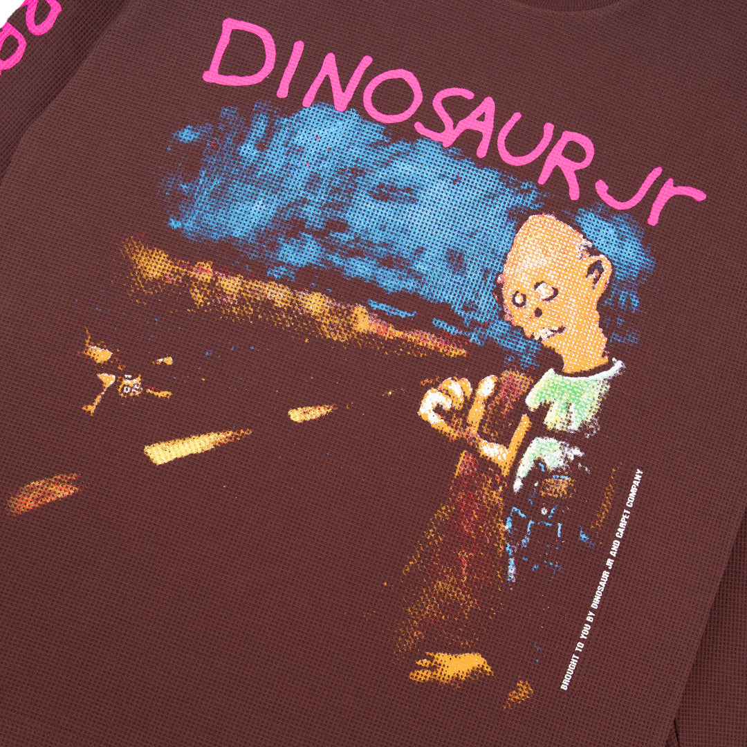 Carpet Company x Dinosaur Jr Where Have You Been Thermal Long Sleeve (Brown)