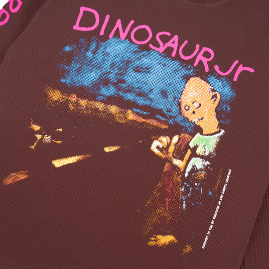 Carpet Company x Dinosaur Jr Where Have You Been Thermal Long Sleeve (Brown)