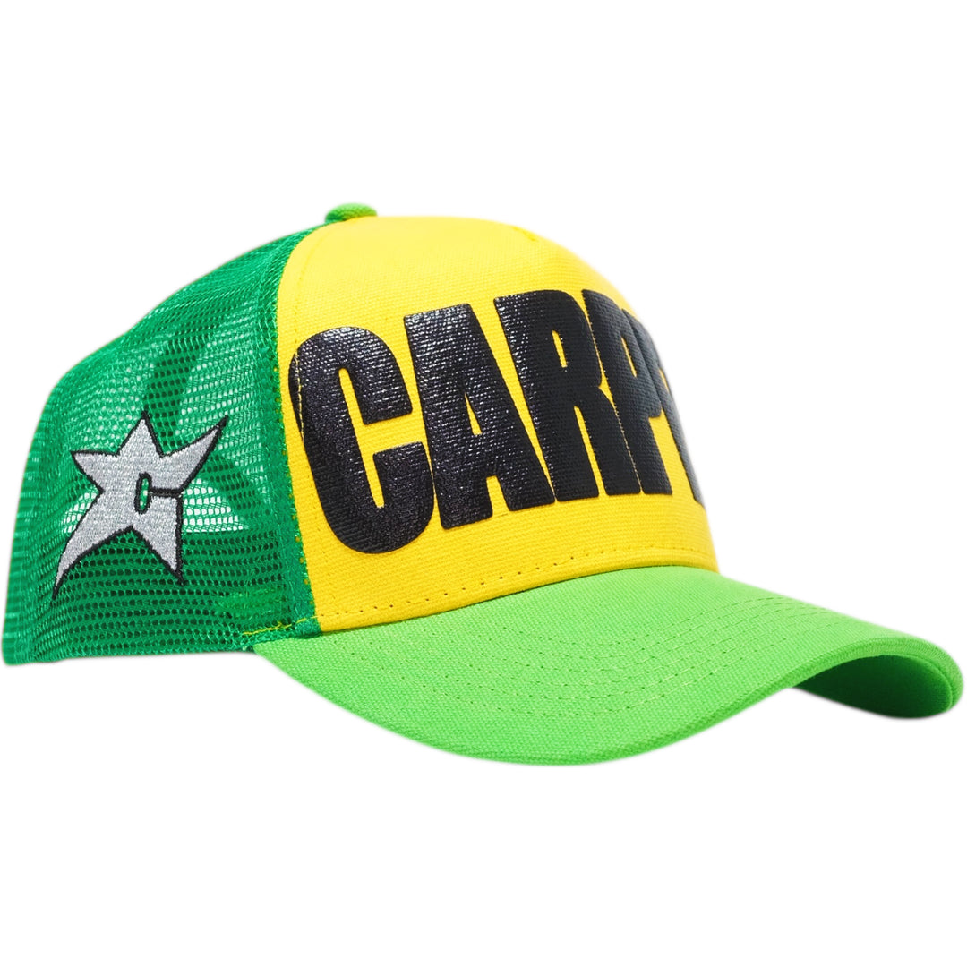 embroidered c star on mesh cap
