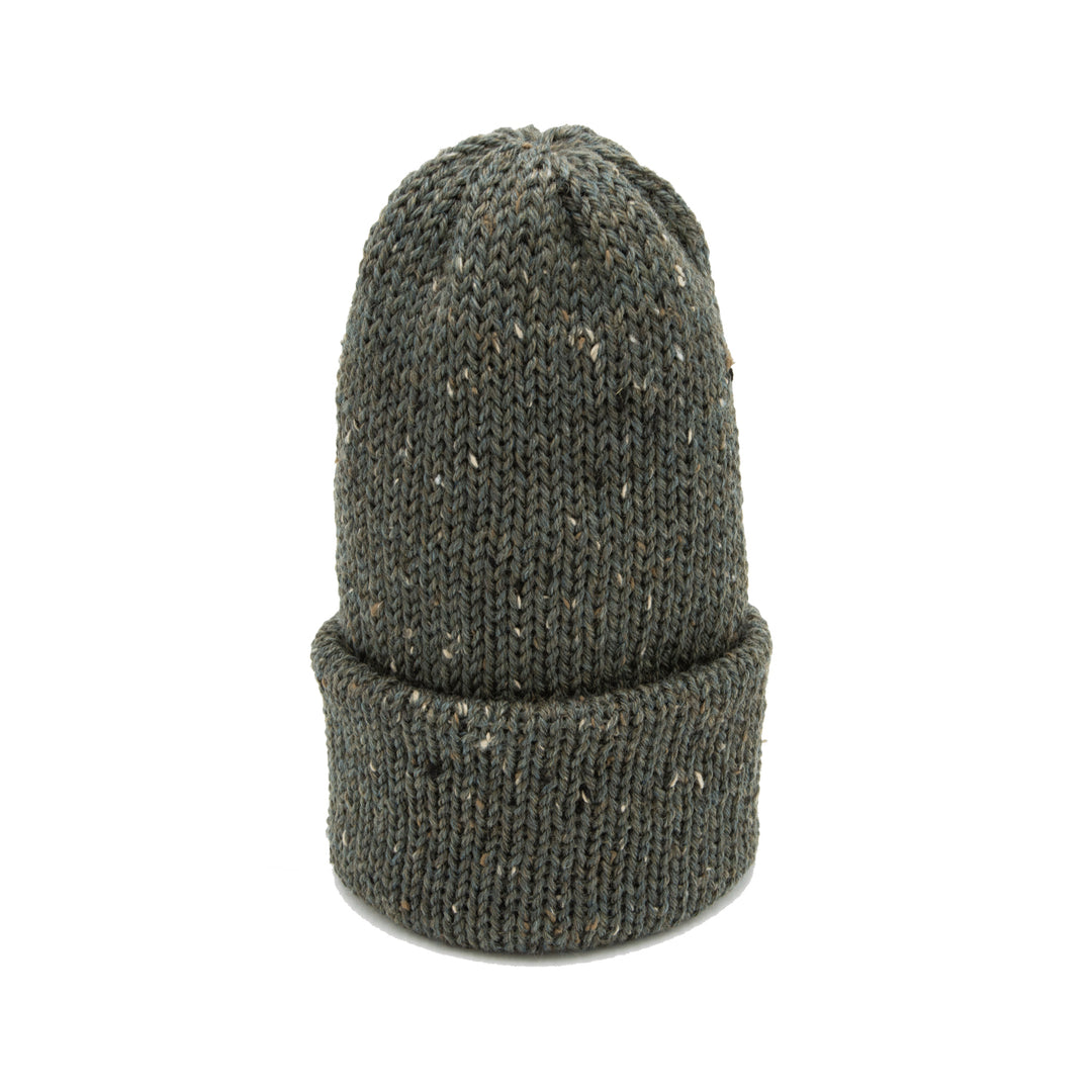 Dark gray knit beanie 