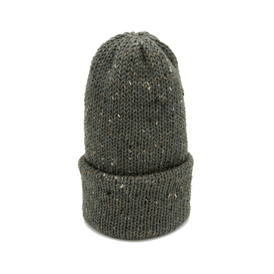 Dark gray knit beanie 