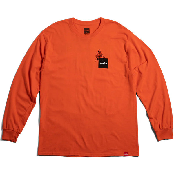 Chocolate Vincent Alvarez Crete & Street Longsleeve Tee (Orange