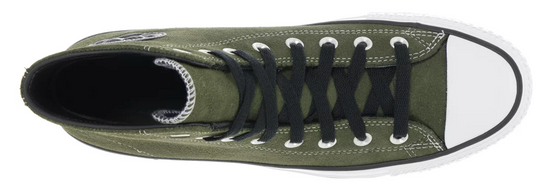 rubber toe with black outline accents