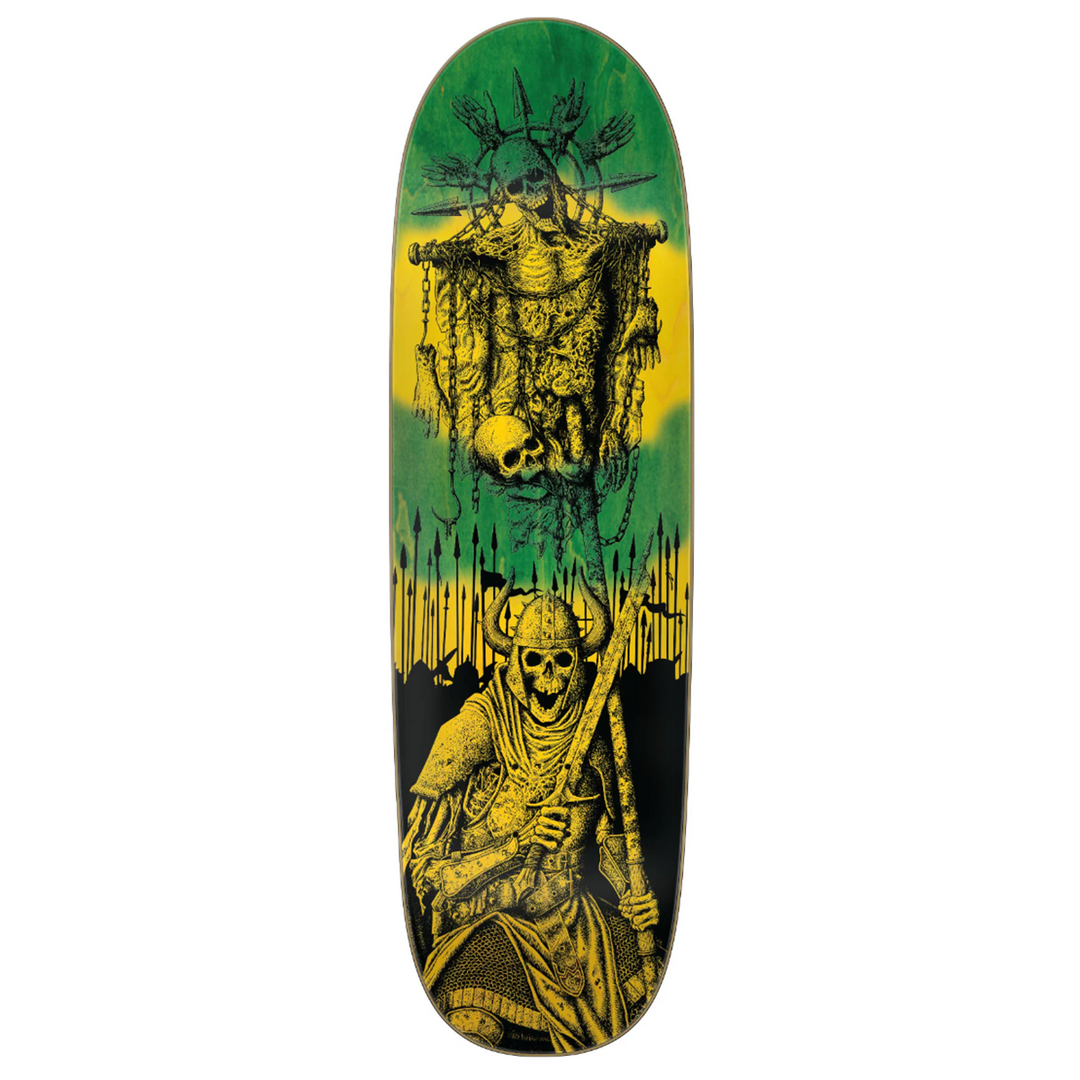green and yellow deck