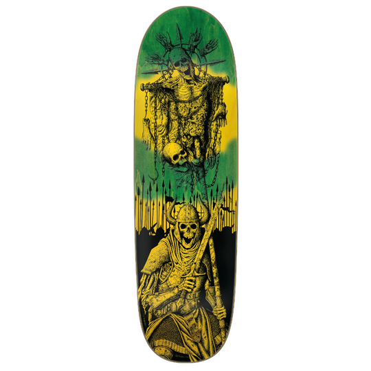 green and yellow deck