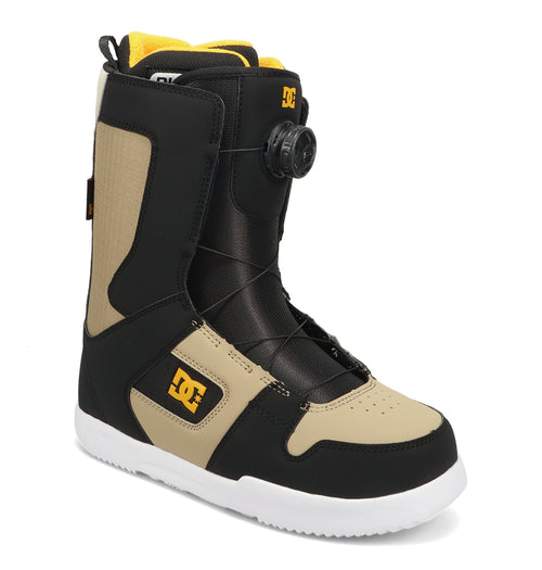 DC Men's 2026 Phase BOA Snowboard Boots (Black/Tan/Orange)