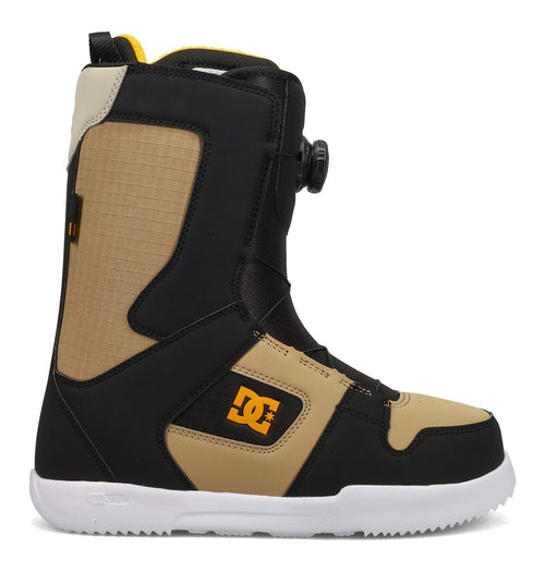 DC Men's 2026 Phase BOA Snowboard Boots (Black/Tan/Orange)