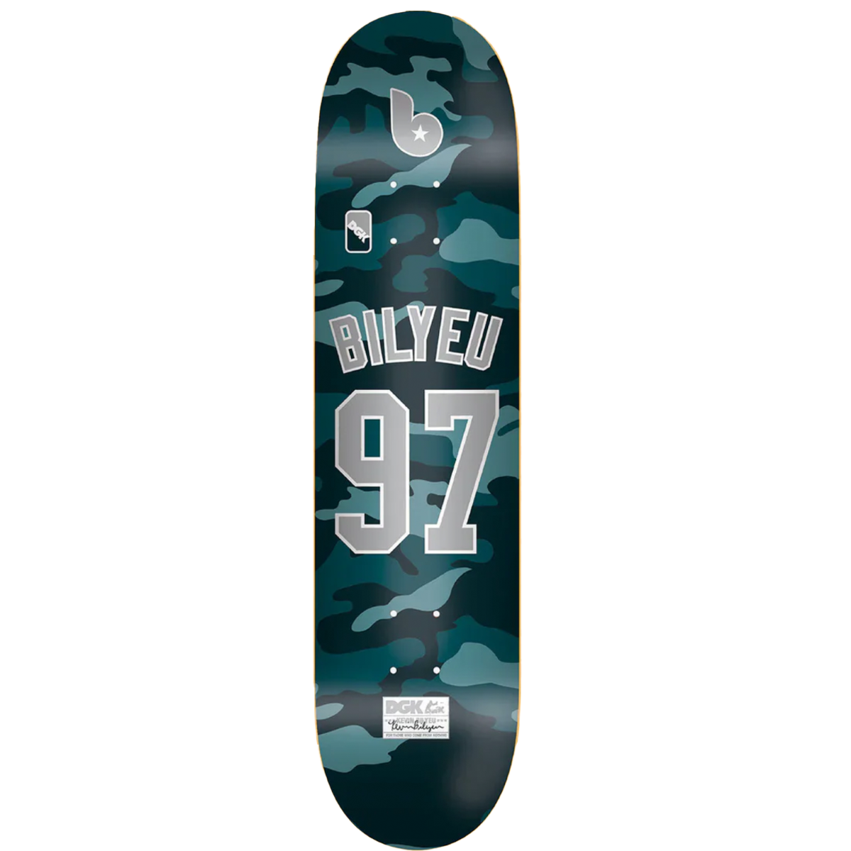 green camo skateboard deck