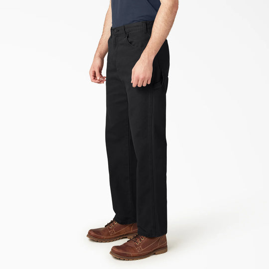 Dickies Relaxed Fit Heavyweight Duck Carpenter Pants (Risned Black)