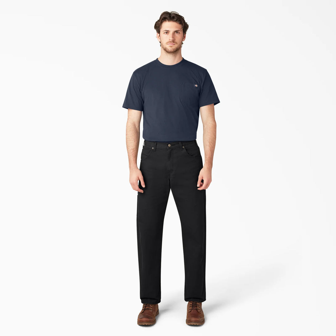 Dickies Relaxed Fit Heavyweight Duck Carpenter Pants (Risned Black)