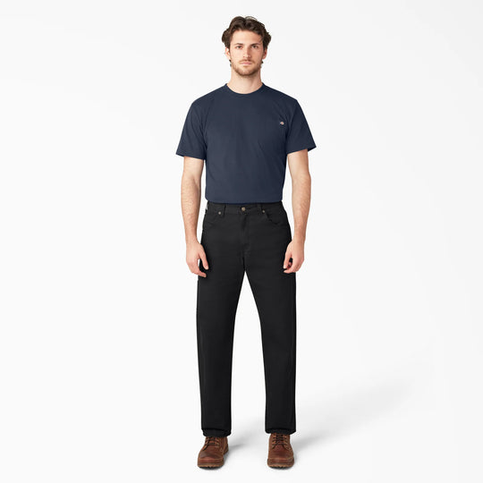 Dickies Relaxed Fit Heavyweight Duck Carpenter Pants (Risned Black)