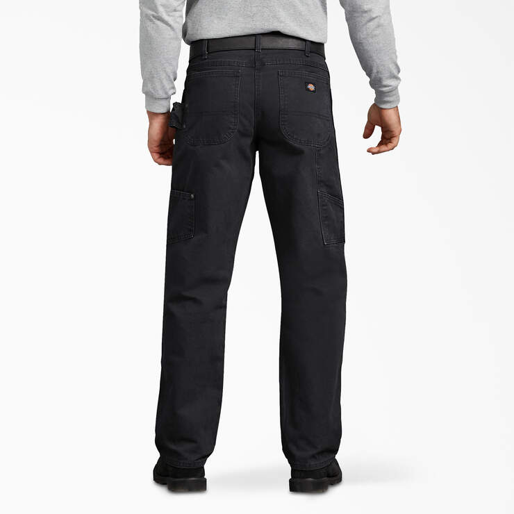 Dickies Relaxed Fit Heavyweight Duck Carpenter Pants (Black)