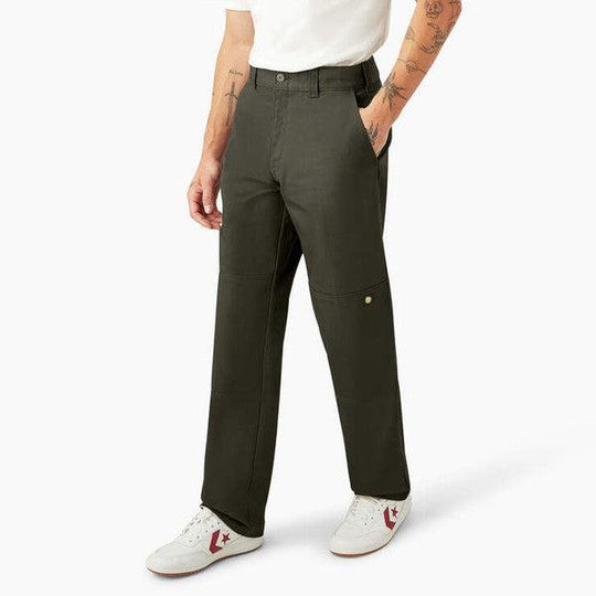 Dickies X Spitfire Wheels Double Knee Pants (Olive Green)