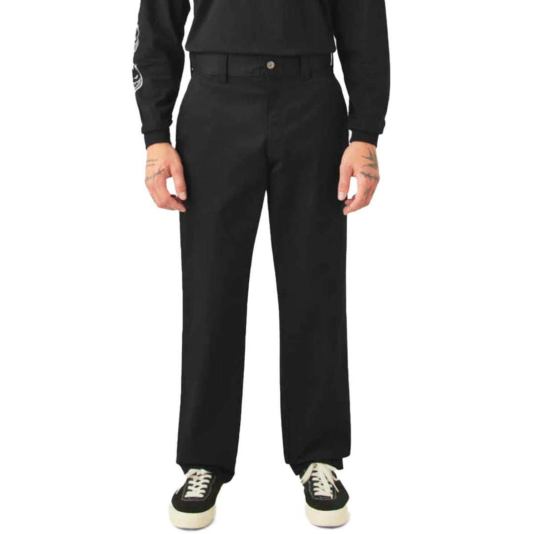 Dickies X Spitfire Woven Twill Flannel Pants (Black)