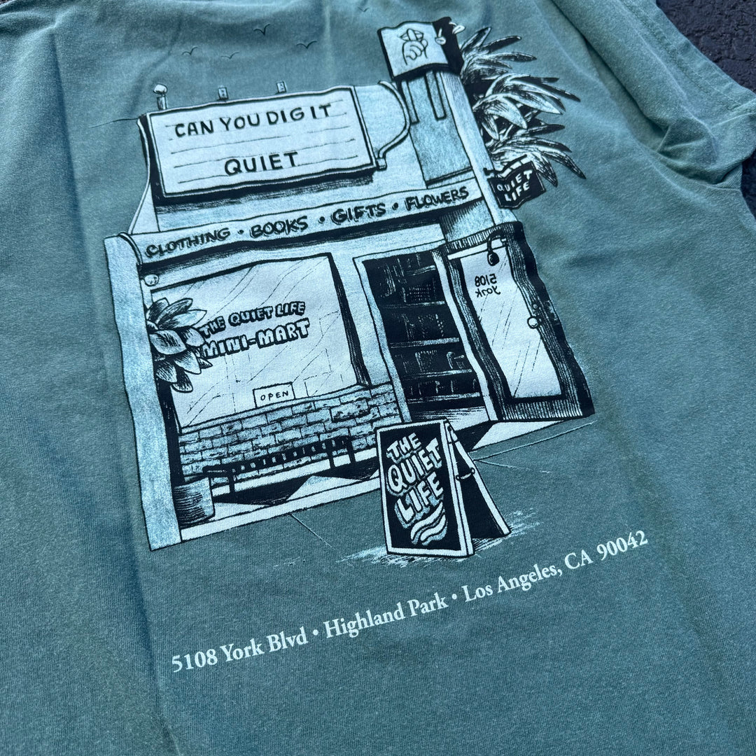 The Quiet Life Millard Shop Pigment Dyed Tee (Blue Spruce)