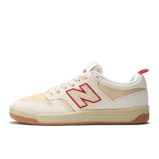 New Balance Numeric X Chocolate 480 (White/Red)