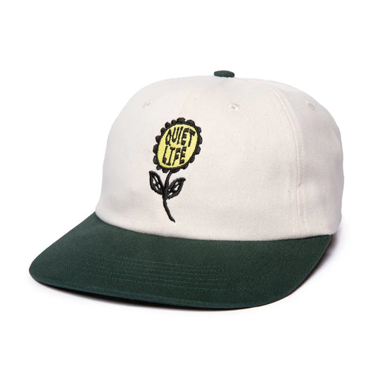 The Quiet Life Smell The Flowers Polo Hat (Cream/Green)