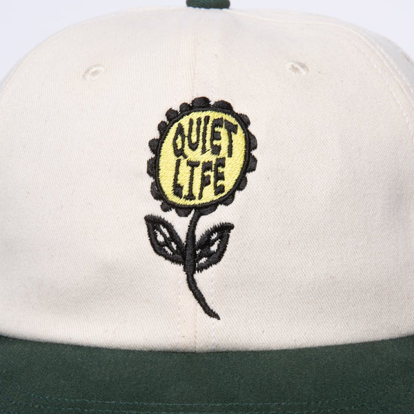 The Quiet Life Smell The Flowers Polo Hat (Cream/Green)