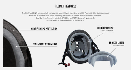 Triple Eight The Certified Sweatsaver Helmet - Independent Trucks