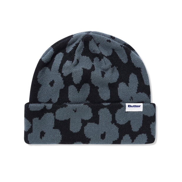 Butter Goods Floral Beanie (Black)
