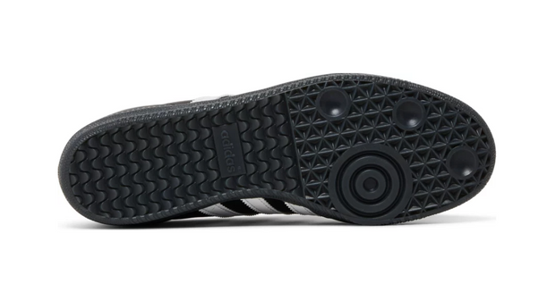 Adidas samba black deals sole