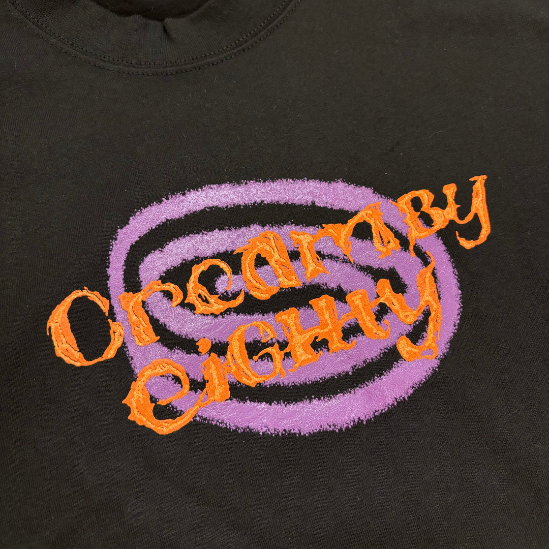 Cream Swirl Logo Tee (Black)