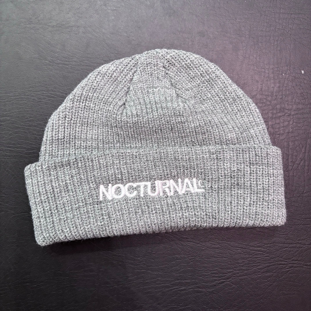 Nocturnal "Classic" Embroidered Cable Beanie (Multiple Colors)