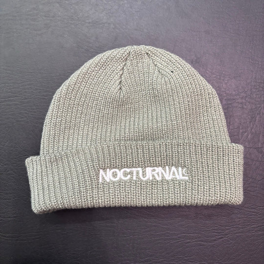 Nocturnal "Classic" Embroidered Cable Beanie (Multiple Colors)