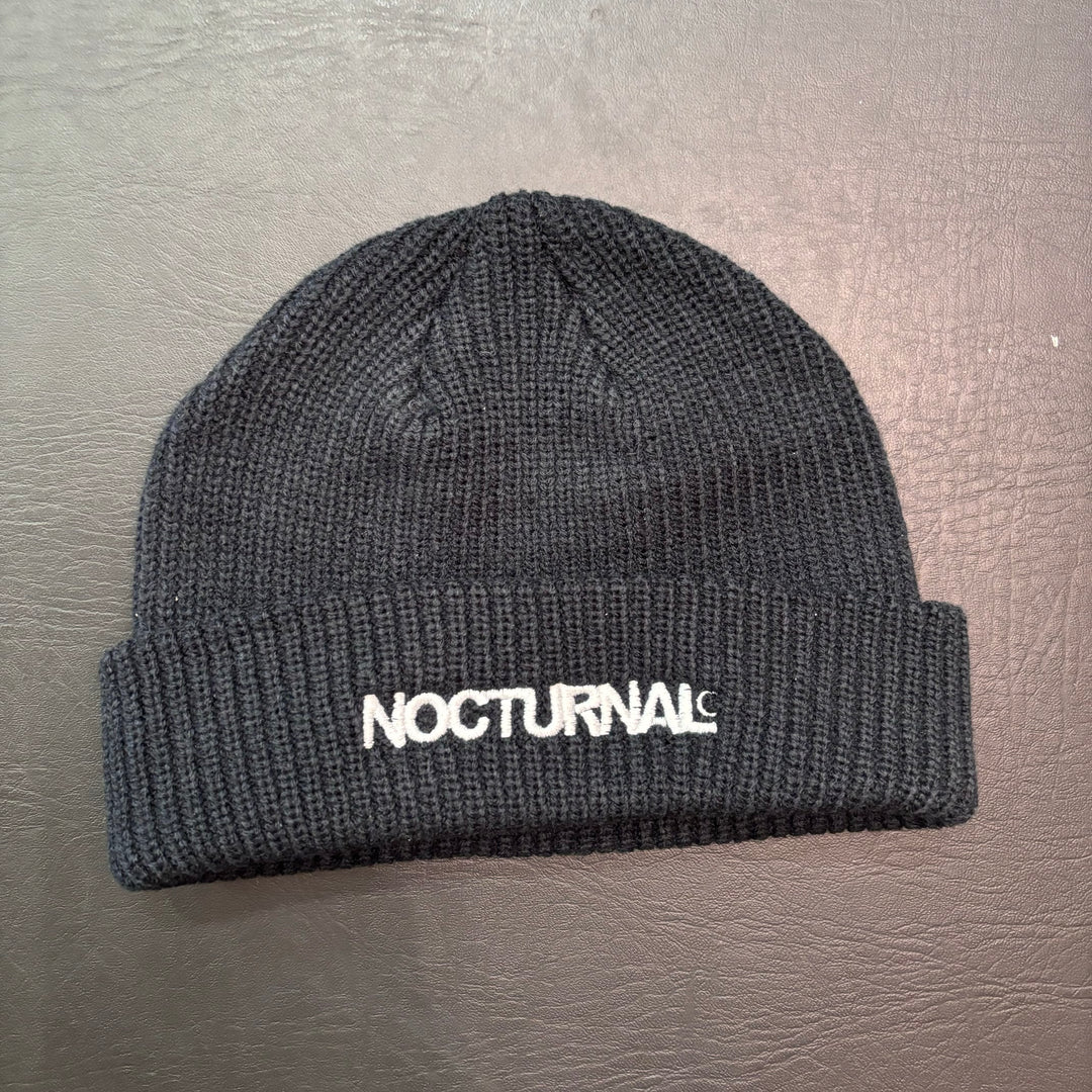 Nocturnal "Classic" Embroidered Cable Beanie (Multiple Colors)