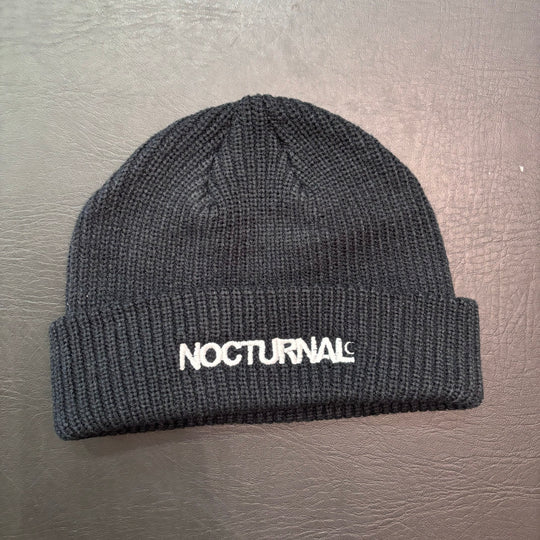 Nocturnal "Classic" Embroidered Cable Beanie (Multiple Colors)