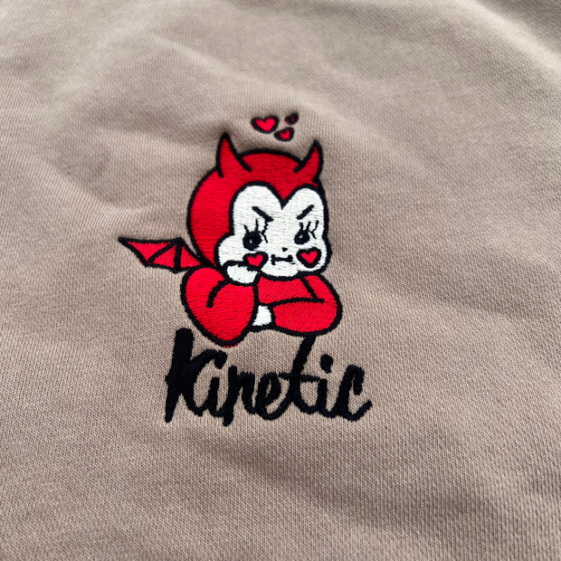 Kinetic Kewpie Crewneck (Taupe)