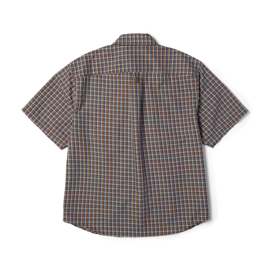 Huf Galaxy Plaid Woven Top (Dark Brown)