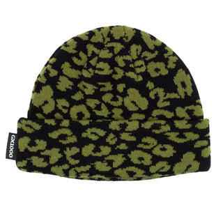 GX1000 Leopard Beanie (Green/Black)