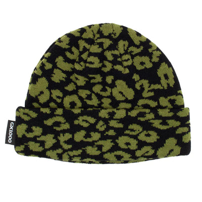 GX1000 Leopard Beanie (Green/Black)