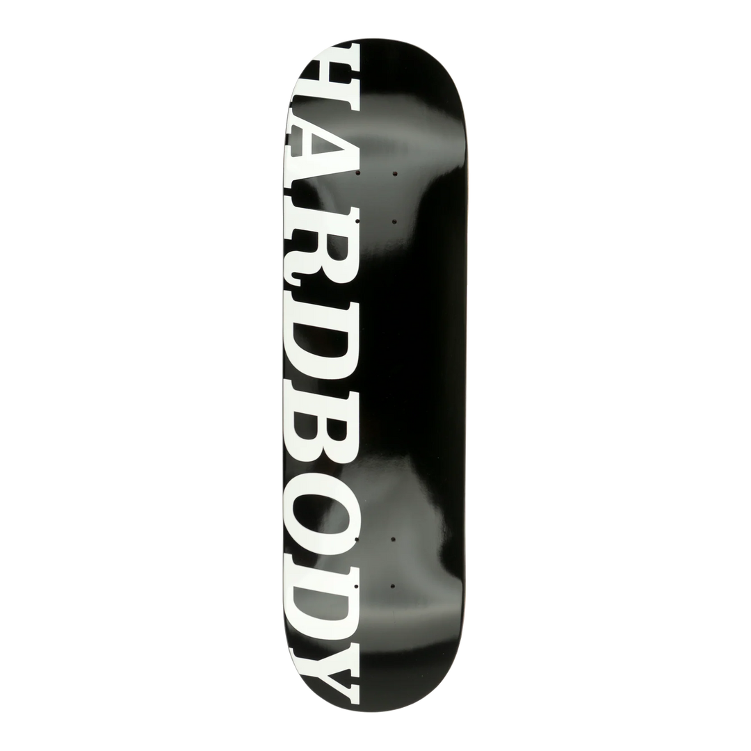 Hardbody Stacked Logo Deck (Black/White)