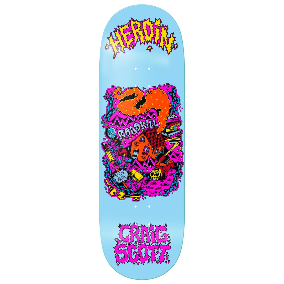 Heroin Questions Scrap Metal Deck (10.0")