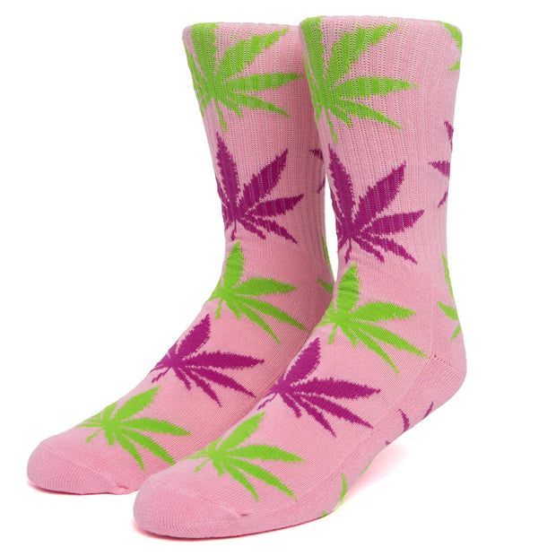 HUF Flair Plantlife leaves sock (pink)