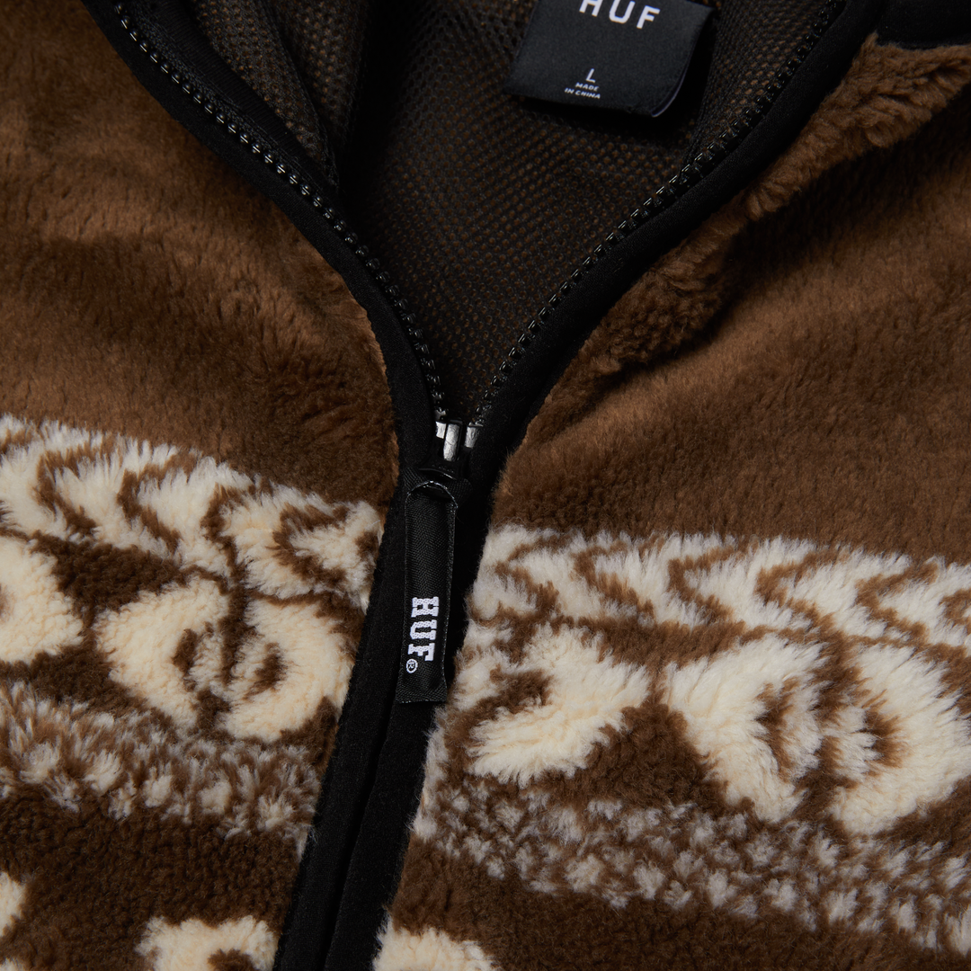 Huf X Bronze High Pile Fleece (Brown)