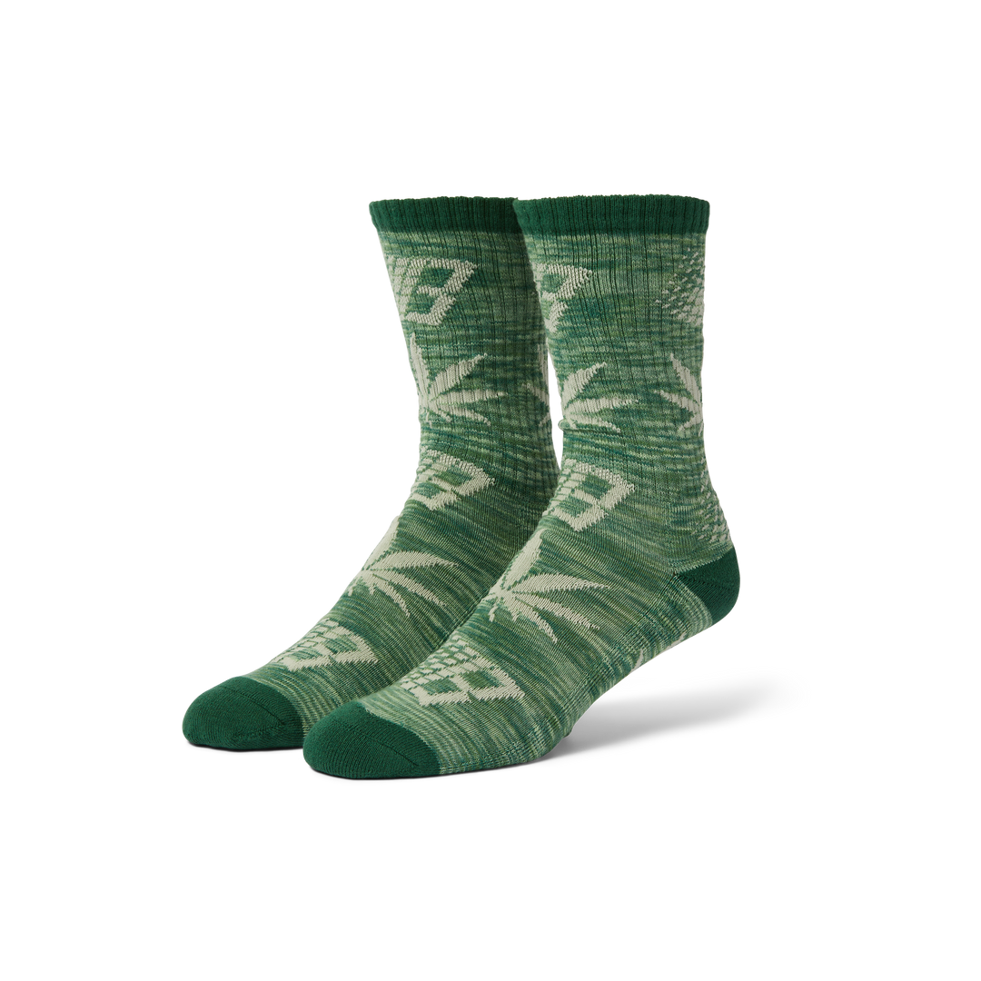 Huf X Bronze Plantware Marled Sock green