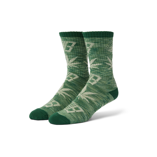 Huf X Bronze Plantware Marled Sock green