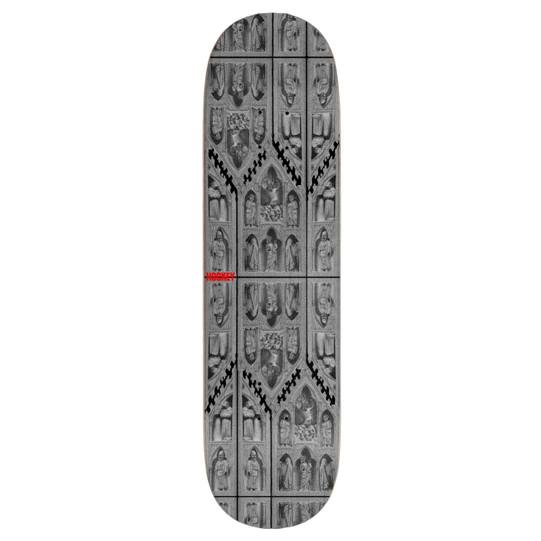 Hockey Nik Stain 'Nowhere' Deck with grey and black pattern
