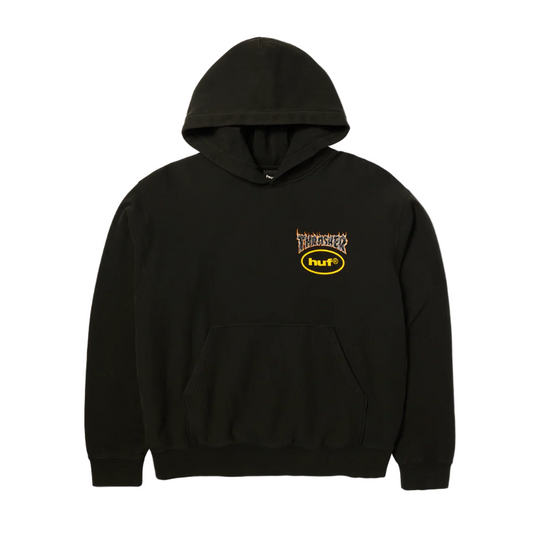 Huf Meltdown Heavyweight Hoody (Black)