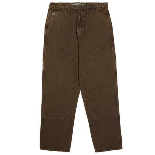 Brown pants on a white background