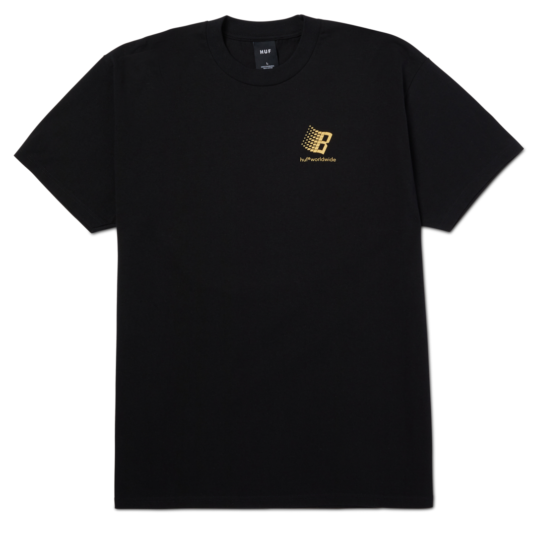 Huf X Bronze Tee (Black) front