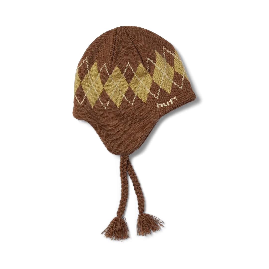 Huf Wilson Braided Beanie (Brown)