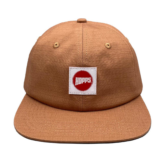 Hopps Label Ripstop 6 Panel Strapback Hat