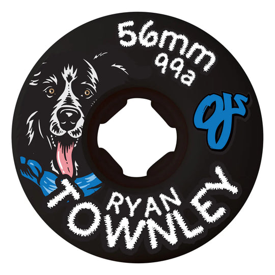 OJ Ryan Towley Pup Chubbles (White/Black) 56MM 99A Wheels