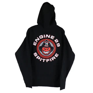Spitfire Hoodie x ENGINE 29 (Black)